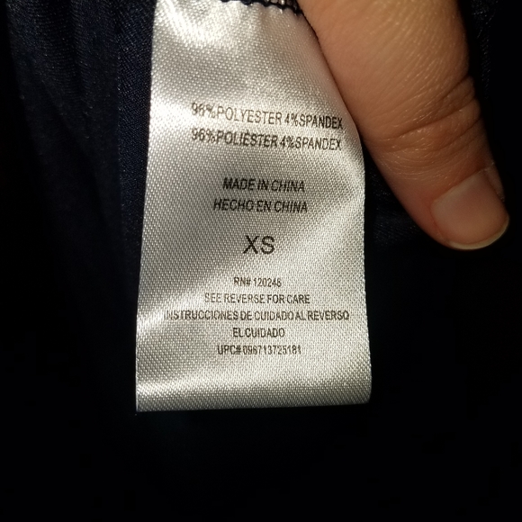 Wallflower Navy Blue Scuba Style Shift Dre… - Picture 2 of 4